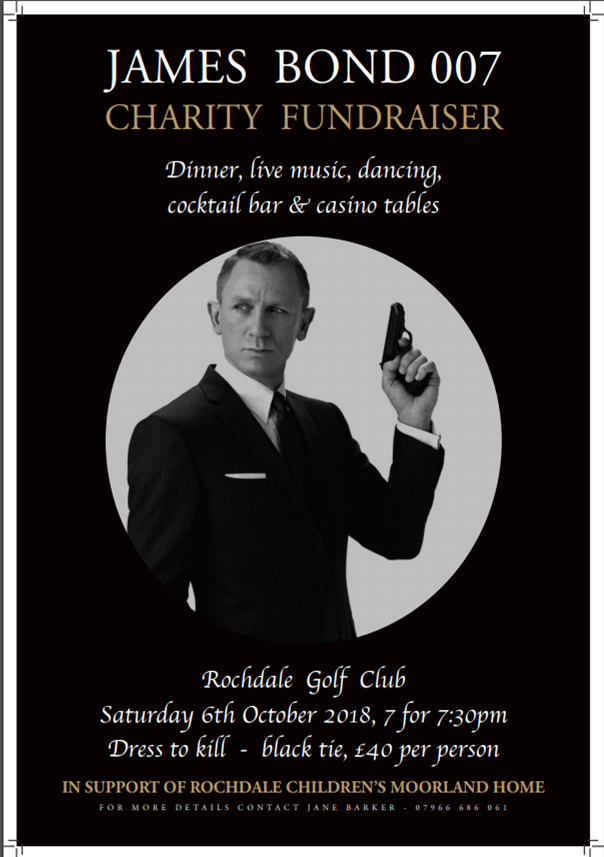 James Bond Charity Fundraiser