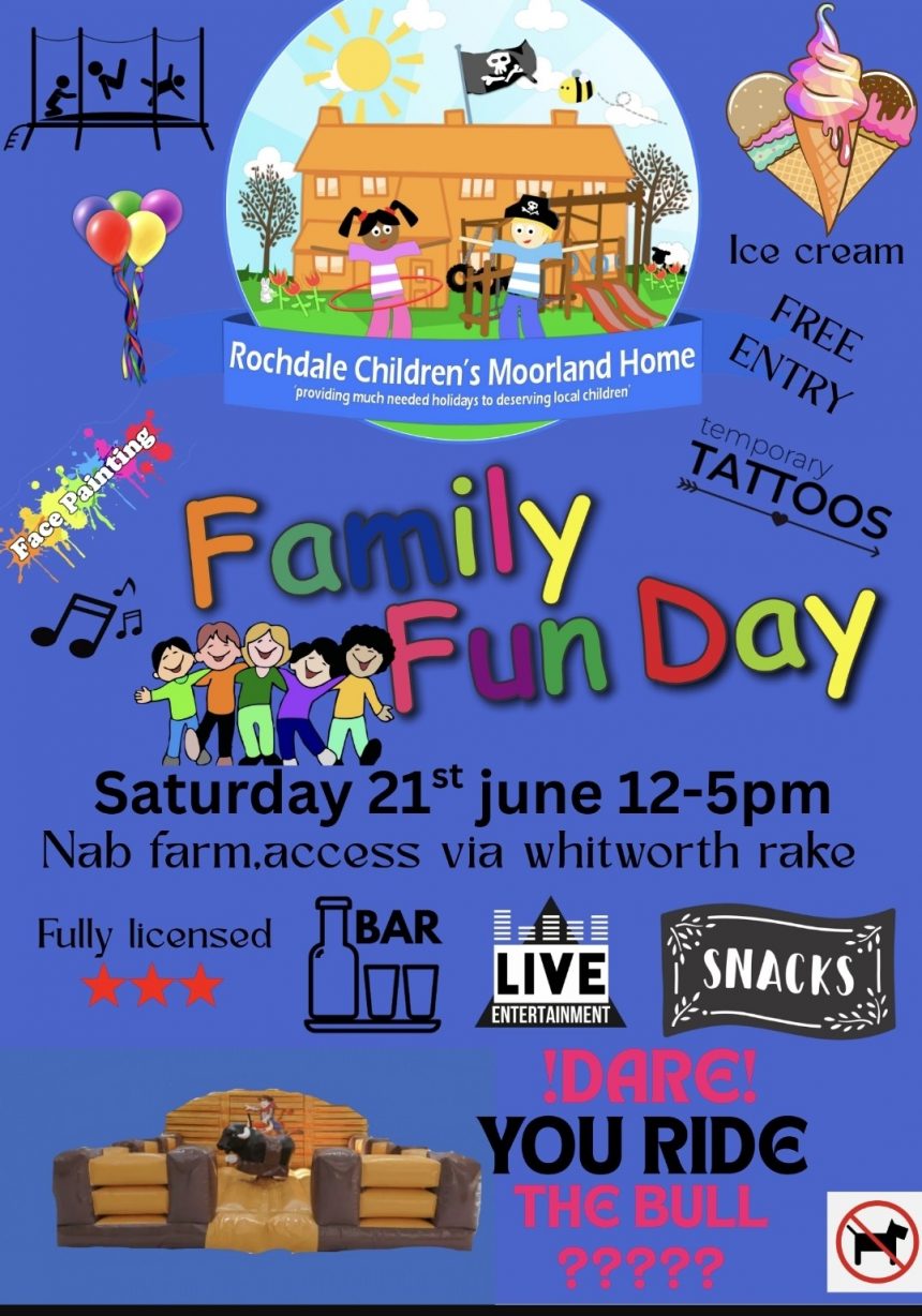 Family Fun Day Saturday 21st June 2025